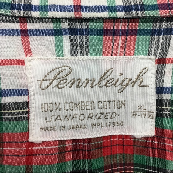 Vintage Pennleigh Made In Japan mens short sleeve button up casual shirt XL - Picture 4 of 10